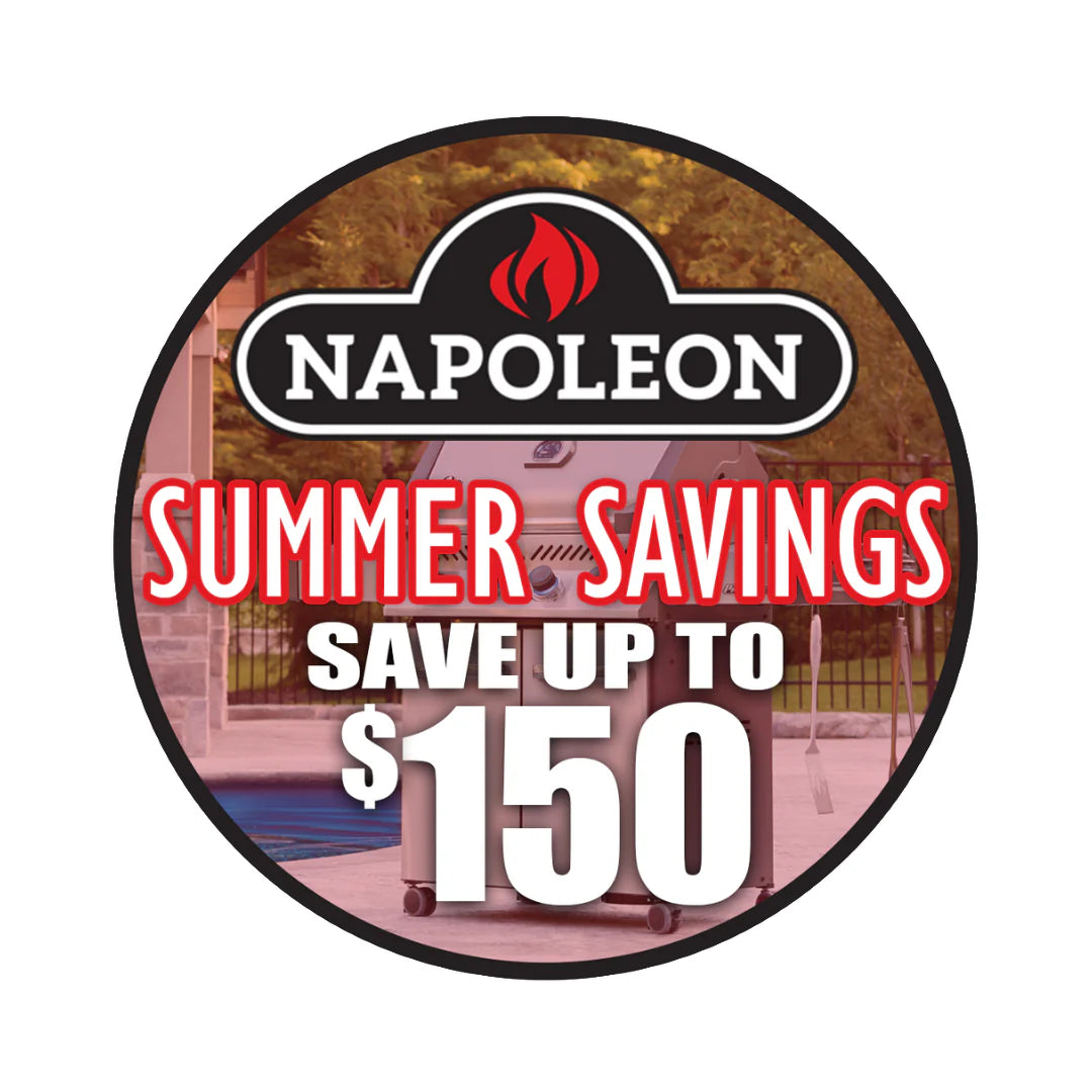 Napoleon Summer Savings Promotion Save up to $150, ends on July 9, 2024