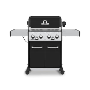 Broil King BARON 490 PRO BBQ with Side Burner, Rear Rotisserie Burner & Rotisserie Kit