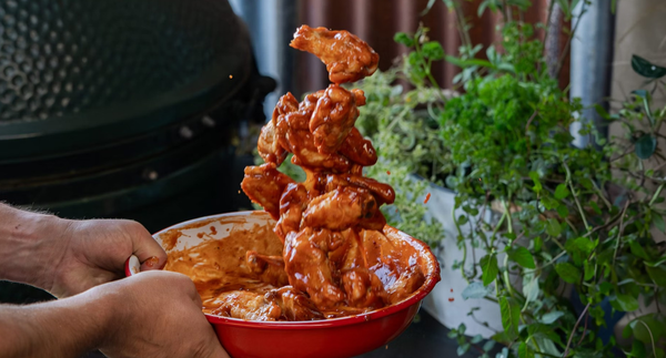 Smoky Chicken Wings by Ed Fisher (Founder of Big Green Egg)