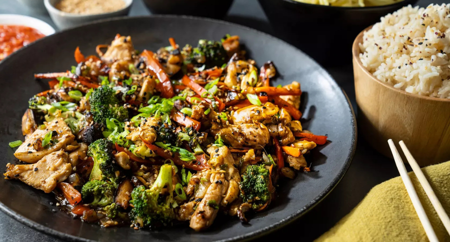 Flat Top Griddle Stir Fry