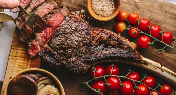 Tomahawk Steaks in Jalapeno Butter