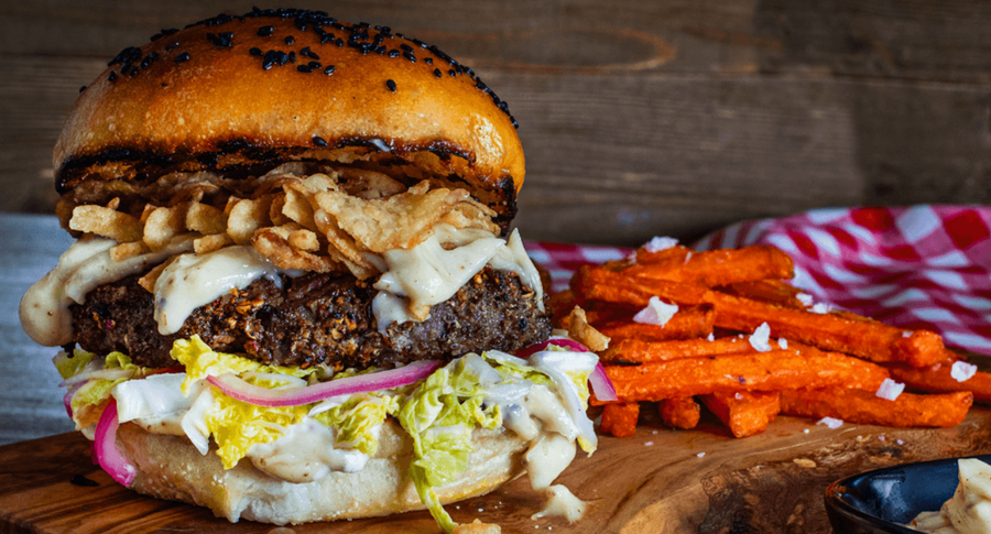 Peppercorn Crusted Wagyu Burger