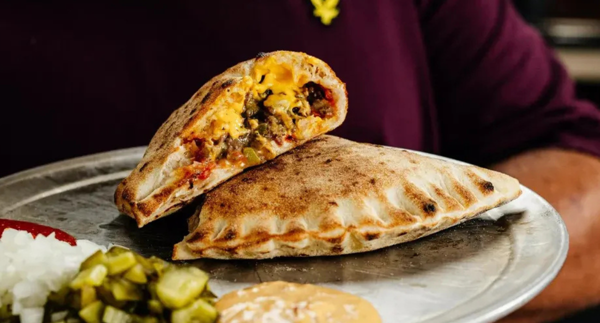 Chopped Cheese Calzone