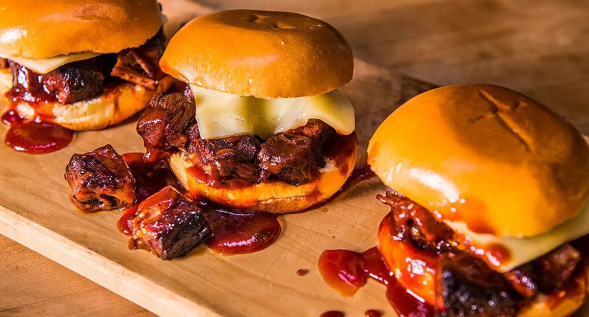 BBQ Burnt Ends Sandwich