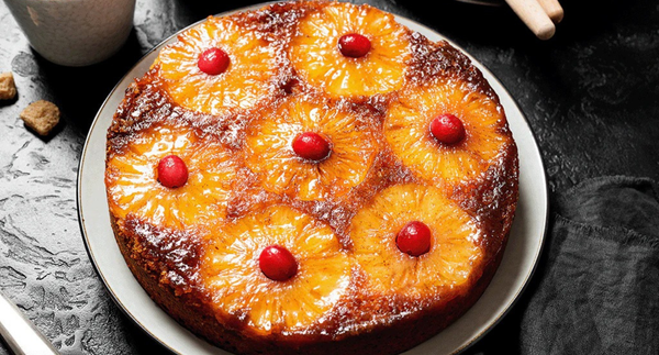 Smoked Pineapple Upside-Down Cake
