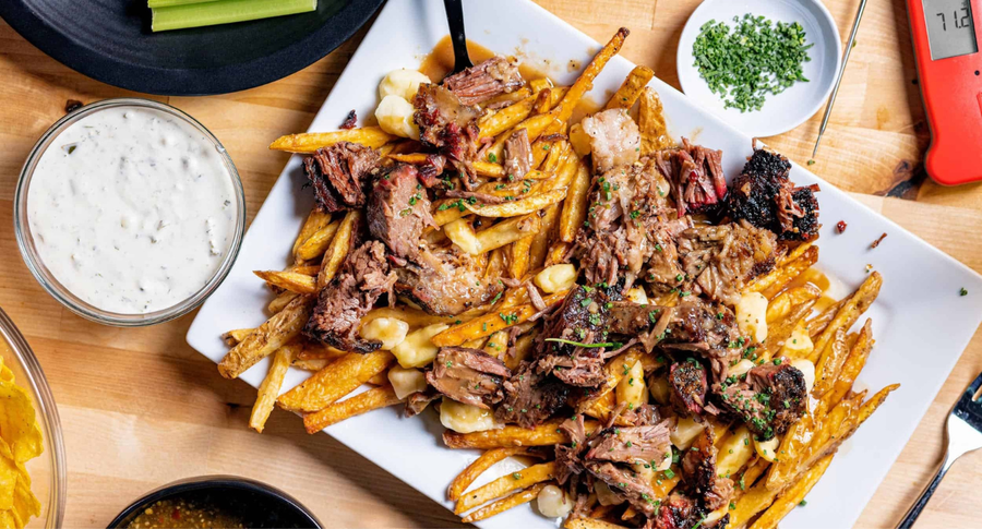 Smoked Brisket Cheesy Fries