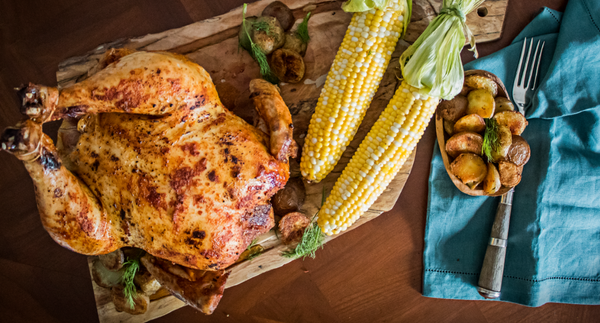 BBQ Beer Can Chicken