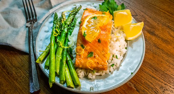 Honey Garlic Butter Planked Salmon