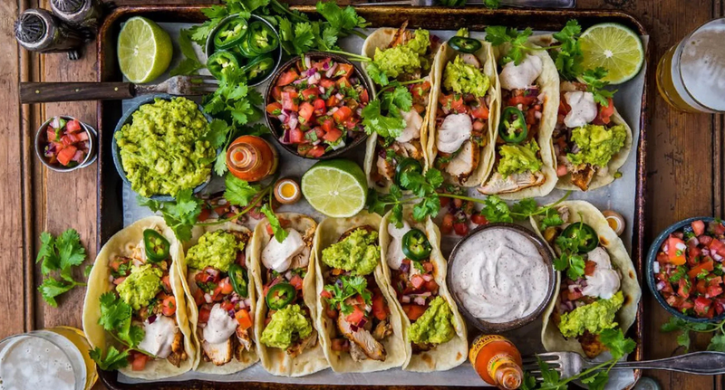 Loaded Grilled Chicken Tacos