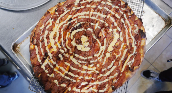 Bacon-Bacon Pizza