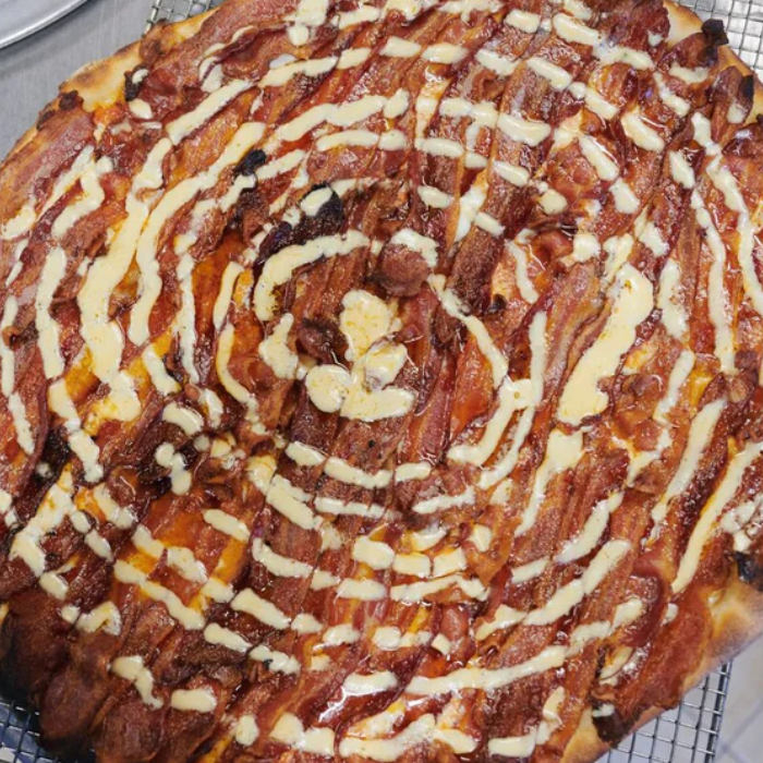 Bacon-Bacon Pizza