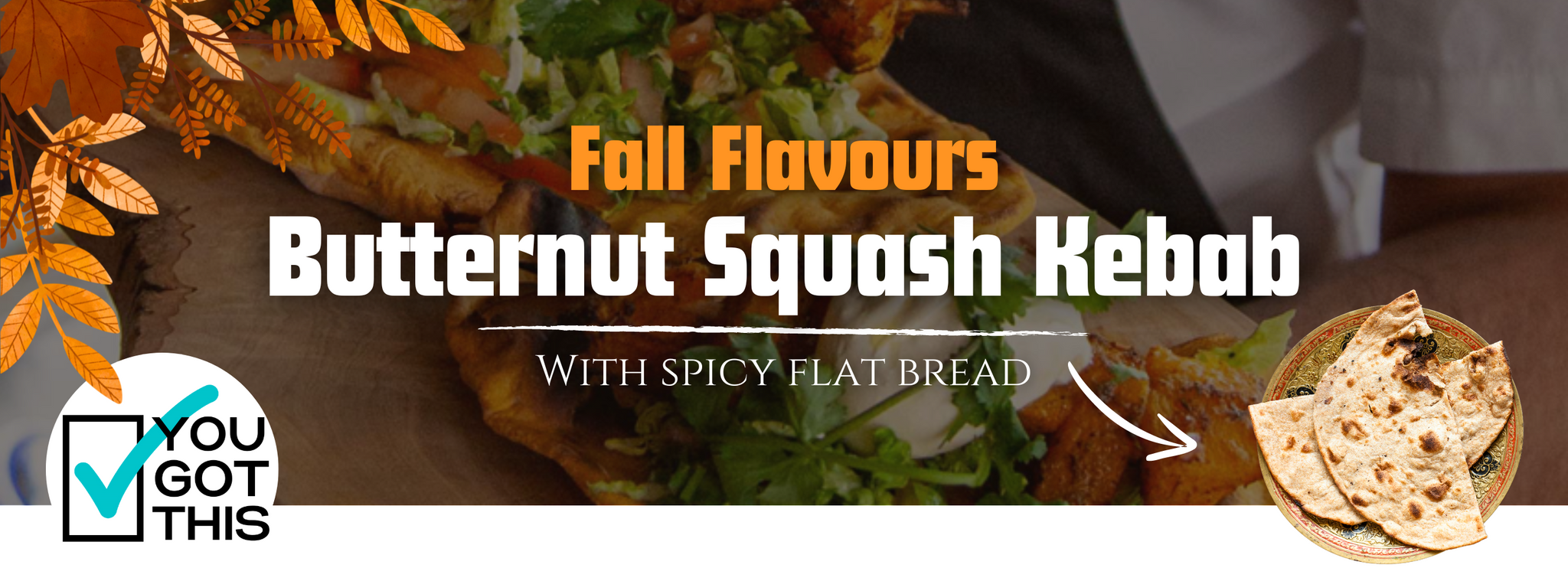 Fall Flavours: Butternut Squash Kebab