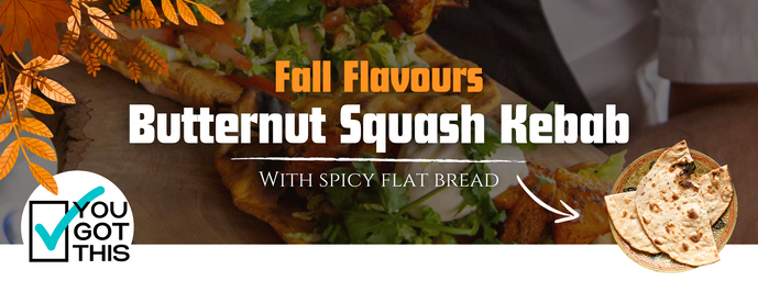 Fall Flavours: Butternut Squash Kebab