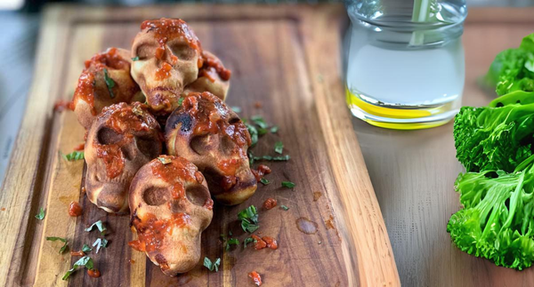 Spooky Fall Flavours: Haunted Skulls Pizza Pockets