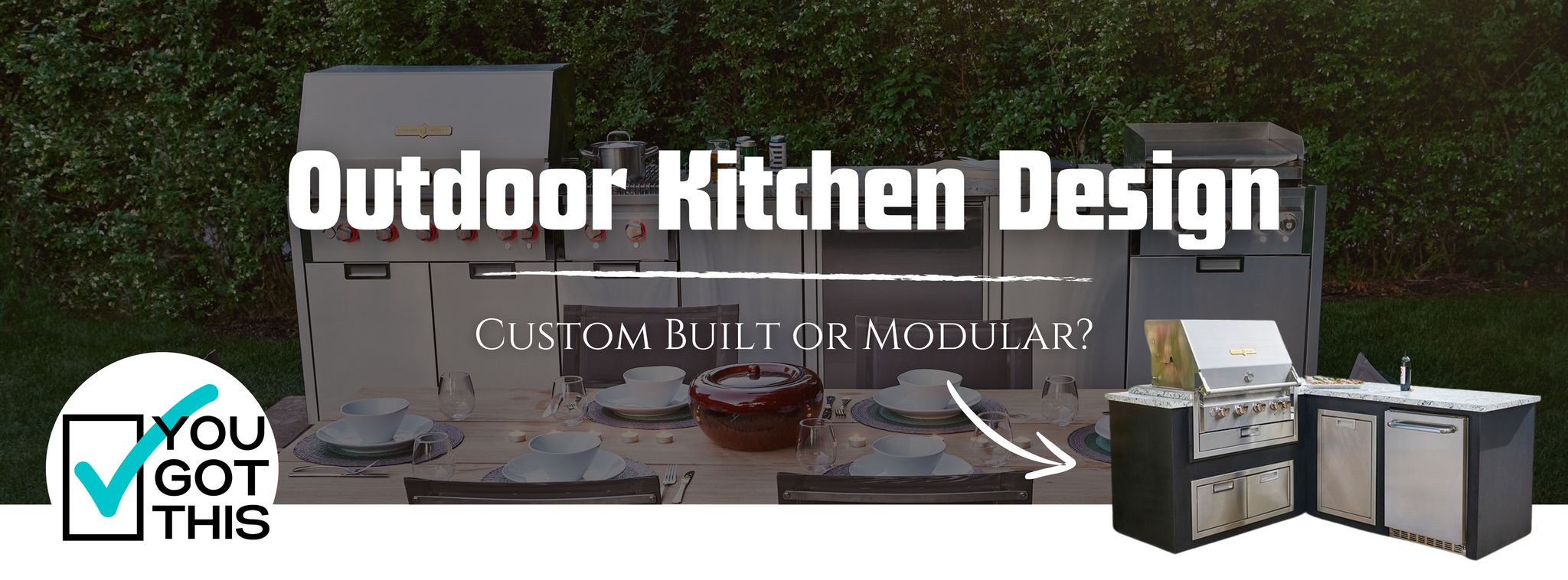 Custom-Built vs. Modular Outdoor Kitchens: Which One is Right for You?