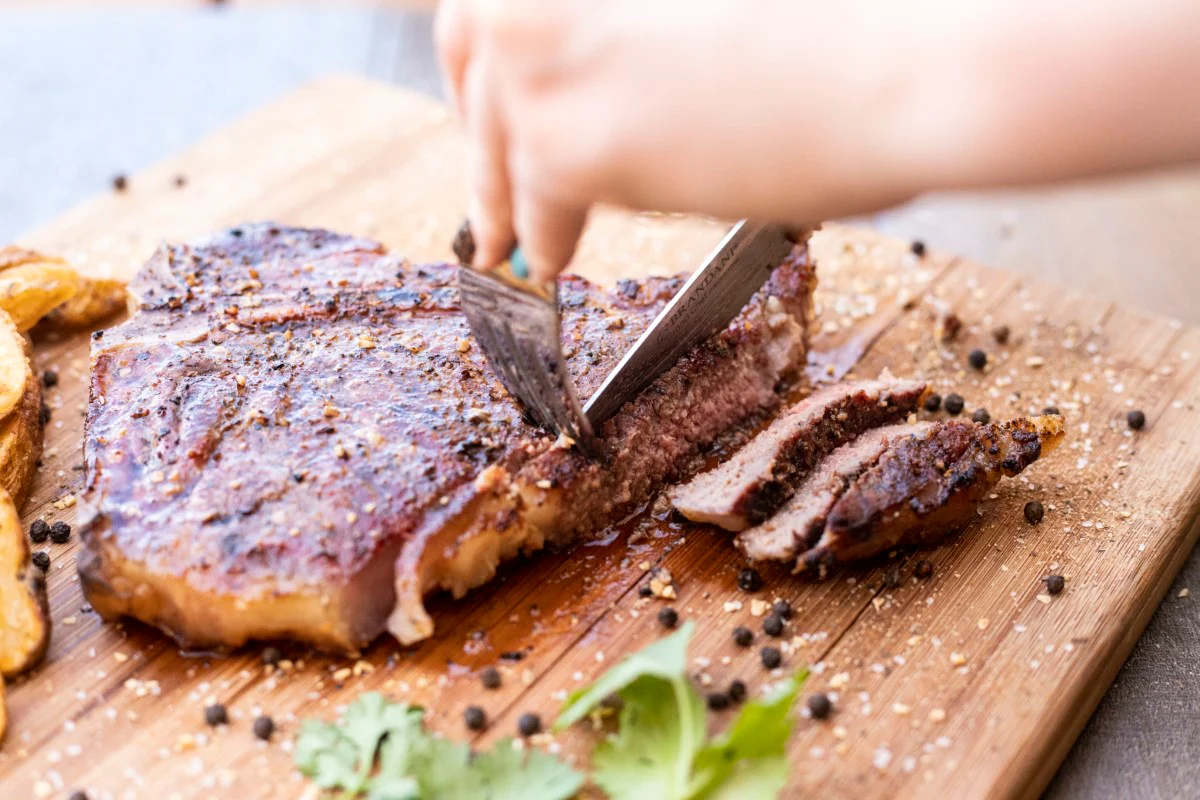 Louisiana Reverse Seared T-Boone Steak