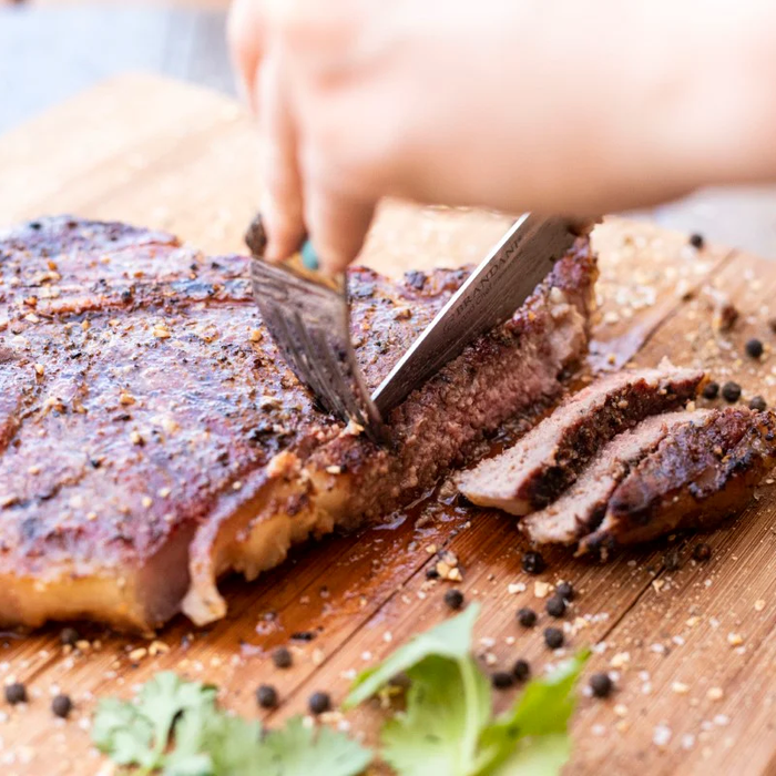Louisiana Reverse Seared T-Boone Steak