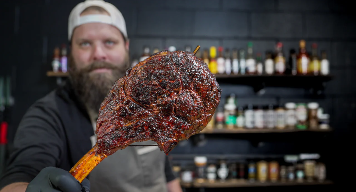 Tomahawk Steak With Cowboy Butter