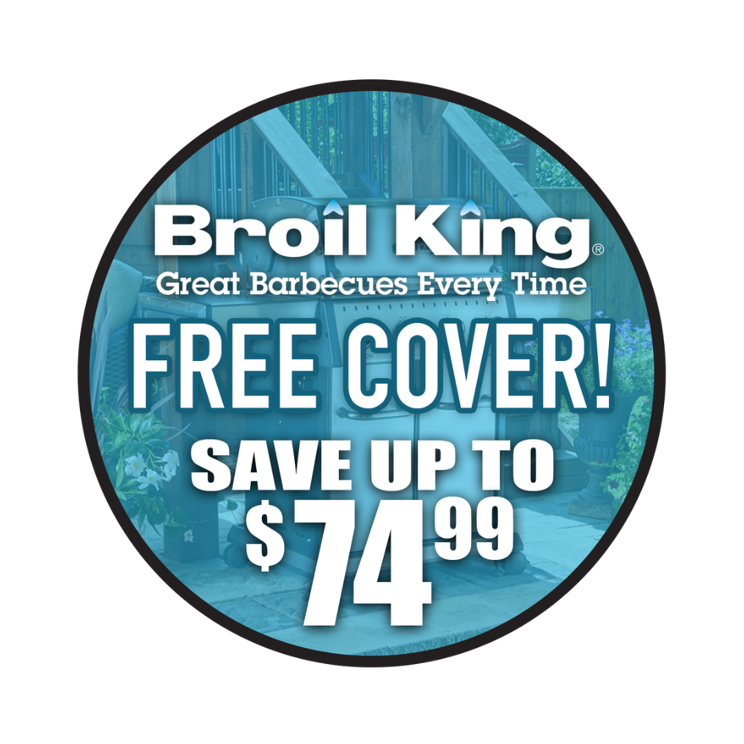 Broil King Buy a Baron BBQ Grill Get a Cover for FREE! Ends on May 1, 2024
