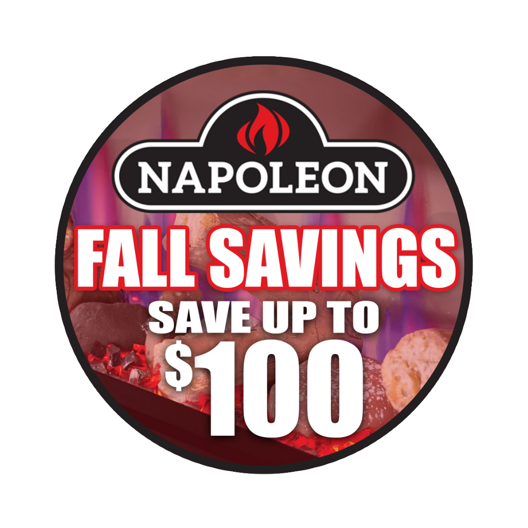 Napoleon Fall Savings Event Save up to $100 on select Electric Fireplaces