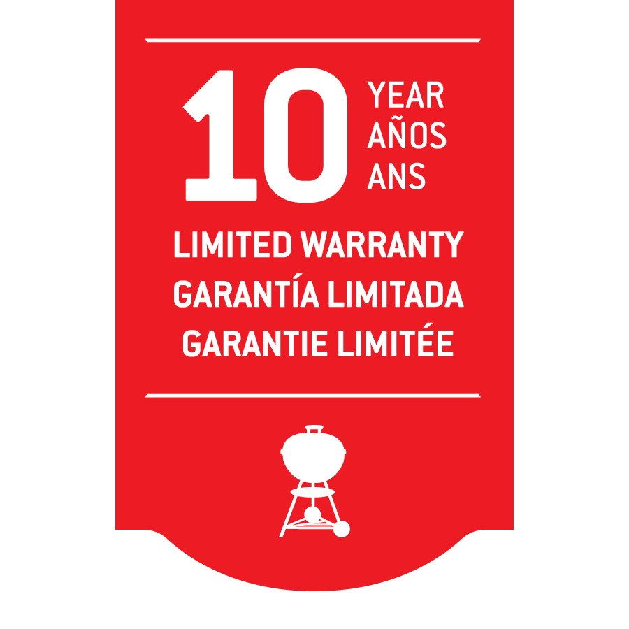 Weber Spirit Gas Grill 10 Year Limited Warranty Warranty