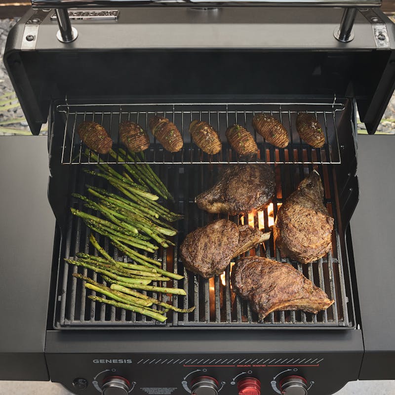 Weber Genesis E-330WR 3-Burner Gas Grill Stealth Edition with Sear Zone