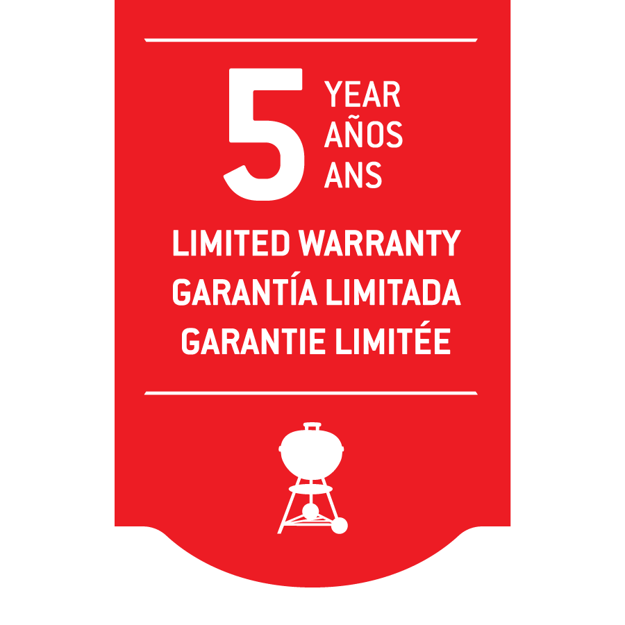 Weber Q Gas Grill 5 Year Limited Warranty Warranty