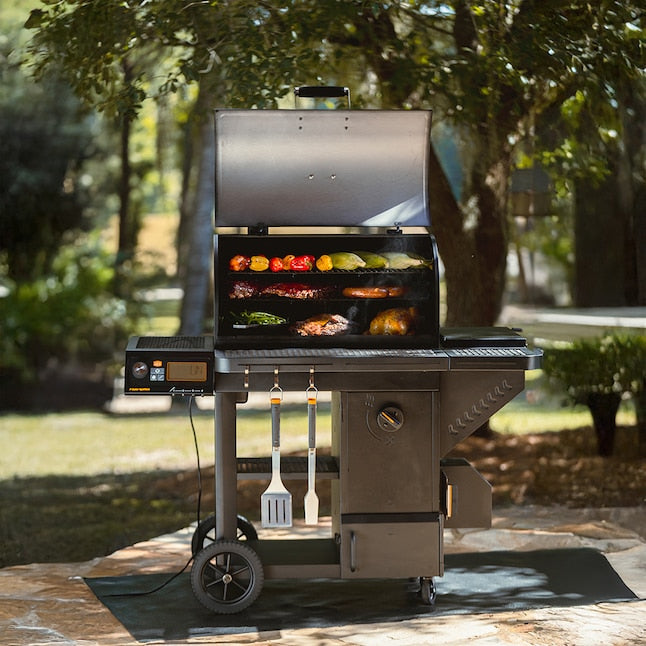 Oklahoma Joe's Tahoma Auto-Feed Charcoal Grill and Smoker