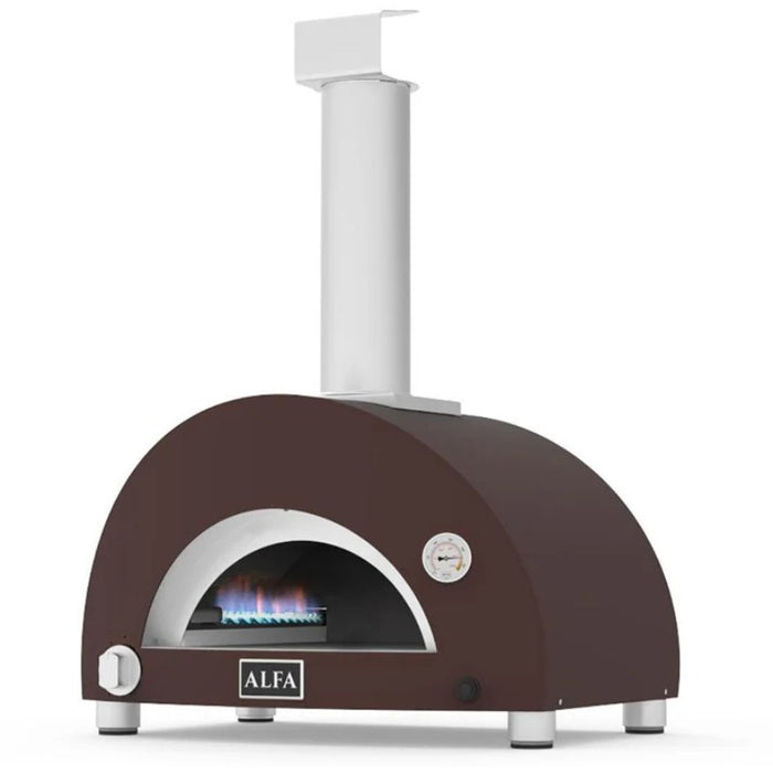 Alfa Moderno One Pizze Outdoor Countertop Gas Pizza Oven – Copper