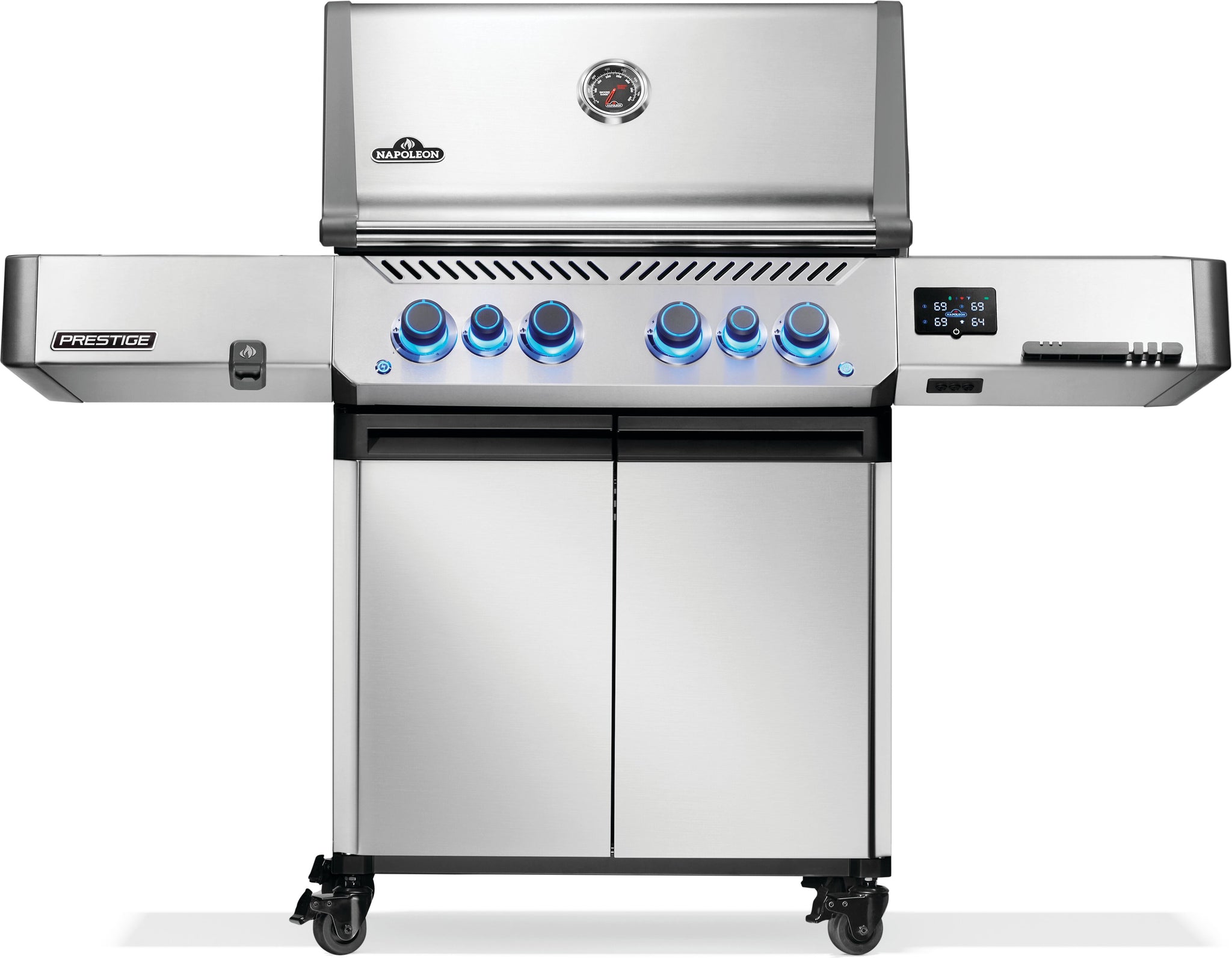 Napoleon Prestige 500 Connected Gas Grill with Infrared Side and Rear Burner