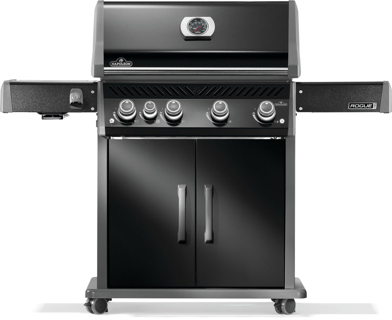 Napoleon Napoleon Rogue PRO 525 Gas Grill with Infrared Side Burner - Black Freestanding Gas Grill