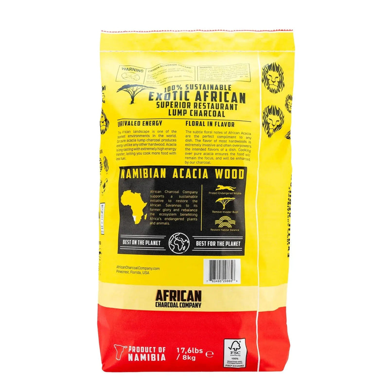 African Charcoal Company African Charcoal Company Superior Lump Charcoal (17.6lbs) AFCHARCOAL Accessory Charcoal 783495298656
