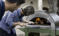 Alfa Forni Alfa Forni 4 Pizze Copper FX4P-LRAM-T Copper / Wood FX4P-LRAM-T Countertop Pizza Oven