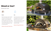 Alfa Forni Alfa Forni Nano Wood or Gas Fired Pizza Oven Countertop Pizza Oven