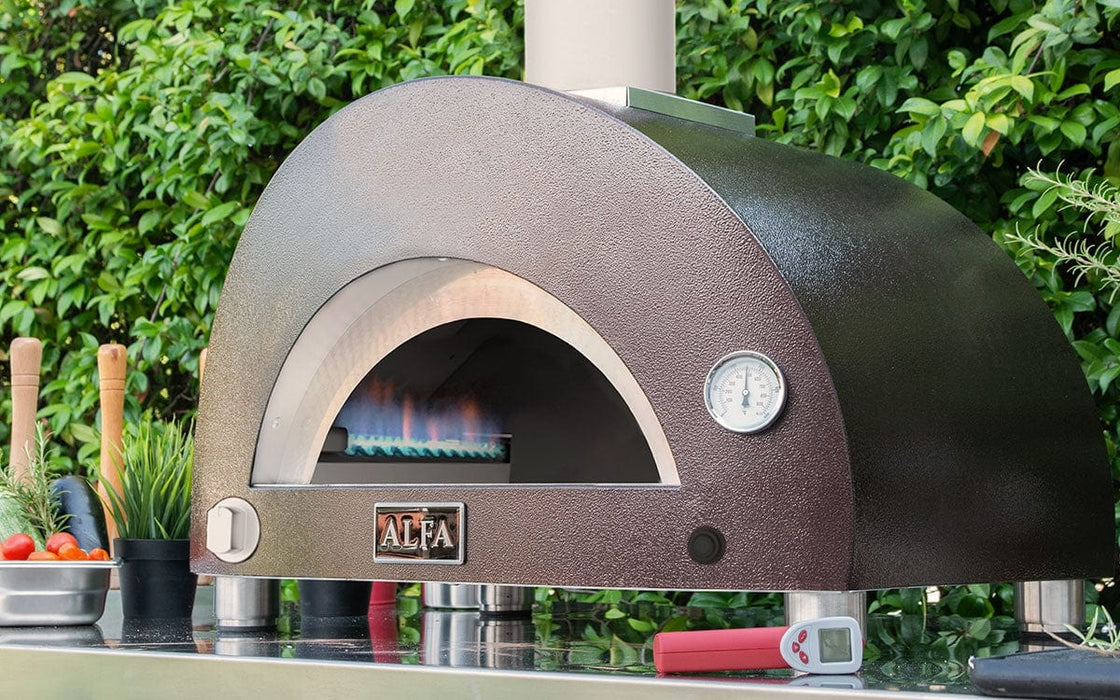 Alfa Forni Alfa Forni Nano Wood or Gas Fired Pizza Oven Gas / Copper FXONE-GRAM-U Countertop Pizza Oven