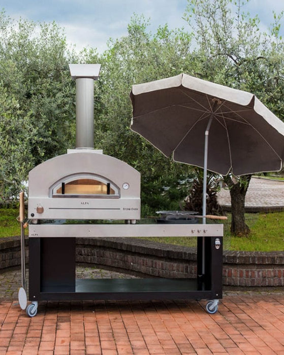 Alfa Forni Alfa Forni Stone Pizza Oven Copper Large Top FXSTONE-L Copper / Gas FXSTONE-L Countertop Pizza Oven
