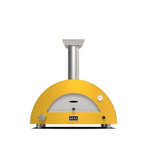 Alfa Forni Alfa Moderno 2 Pizze Gas Fired Pizza Oven Gas / Yellow FXMD-2P-GGIA-U Pizza Oven 812555036607