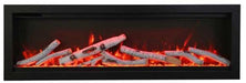 Amantii Amantii 50" Symmetry Clean Face Electric Fireplace Built-In Log & Glass w/ Surround SYM-50 Built-In Electric Fireplace 182849000608