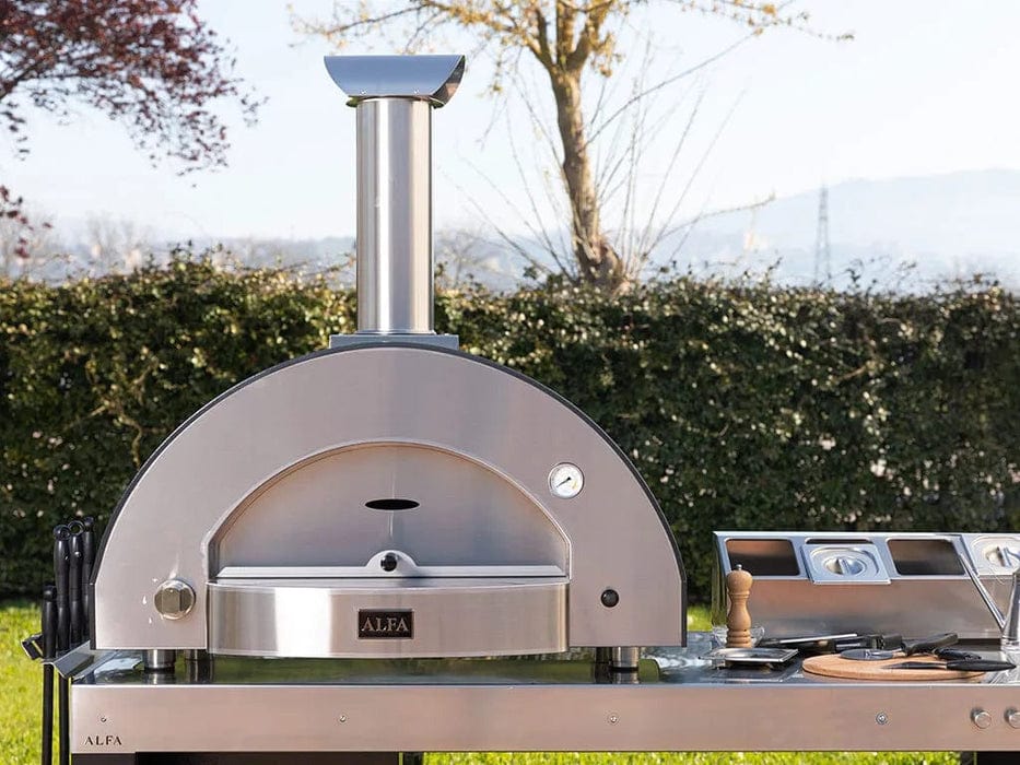 Alfa Classico Pizze Gas Pizza Oven (Ardesia Grey) —