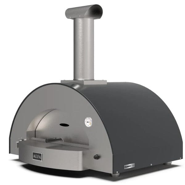 BBQing.com Alfa Classico 4 Pizze Gas Pizza Oven (Ardesia Grey) FXCL-4P-MGRA-U