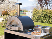 BBQing.com Alfa Classico 4 Pizze Gas Pizza Oven (Ardesia Grey) FXCL-4P-MGRA-U