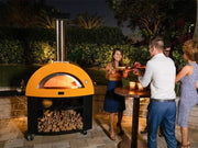 BBQing.com Alfa Moderno 5 Pizze Gas Pizza Oven (Antique Red) FXMD-5P-MROA-U