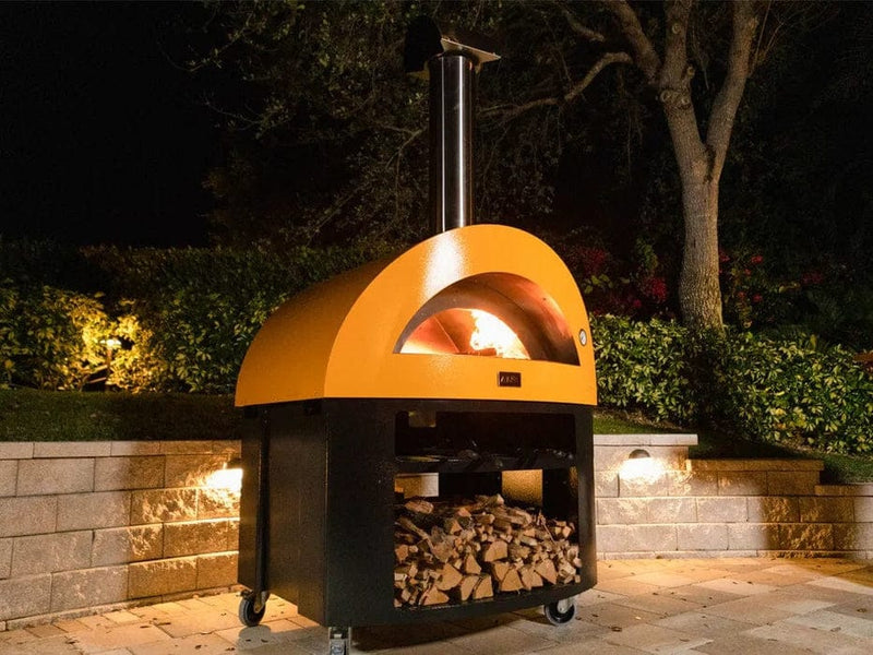 BBQing.com Alfa Moderno 5 Pizze Gas Pizza Oven (Antique Red) FXMD-5P-MROA-U