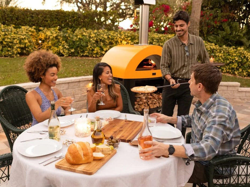 BBQing.com Alfa Moderno 5 Pizze Gas Pizza Oven (Antique Red) FXMD-5P-MROA-U