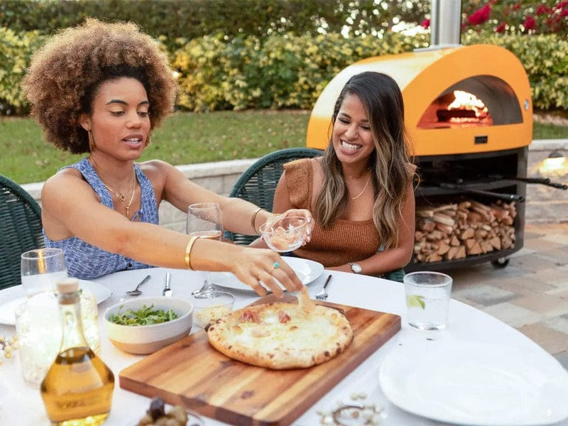 BBQing.com Alfa Moderno 5 Pizze Gas Pizza Oven (Antique Red) FXMD-5P-MROA-U