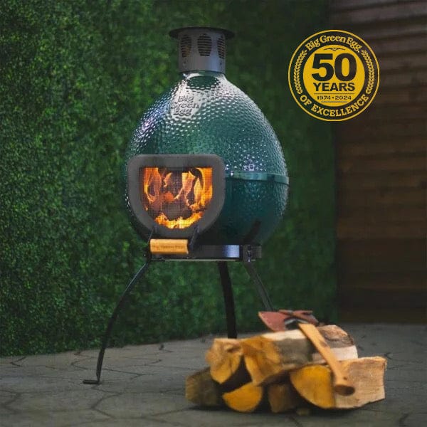 BBQing.com Big Green Egg Chiminea