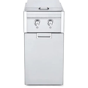 Crown Verity Infinite Modular Gas Dual Side Burner with Cabinet and Light Package (Bulk Tanks Only) ICM-SB-SIBULK-LT