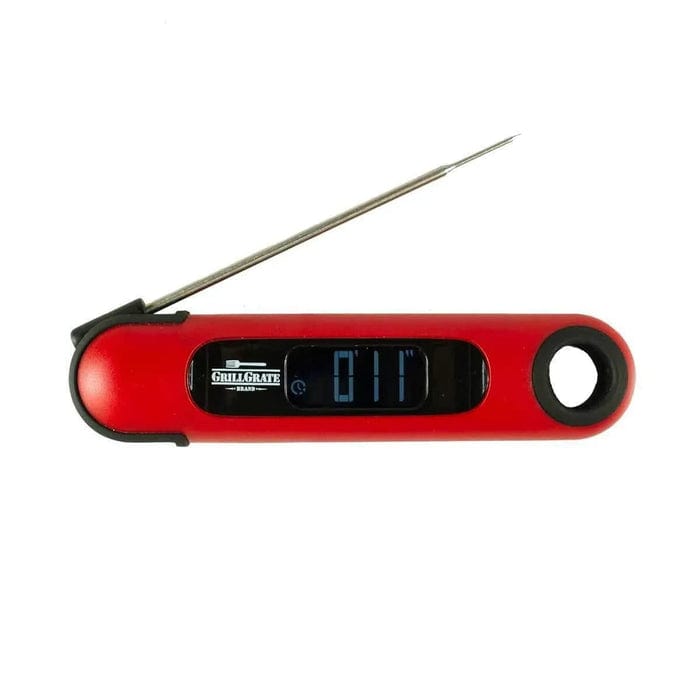 BBQing.com GrillGrate Temp & Time Instant Read Themometer - PT-75GG-RED PT-75GG-RED