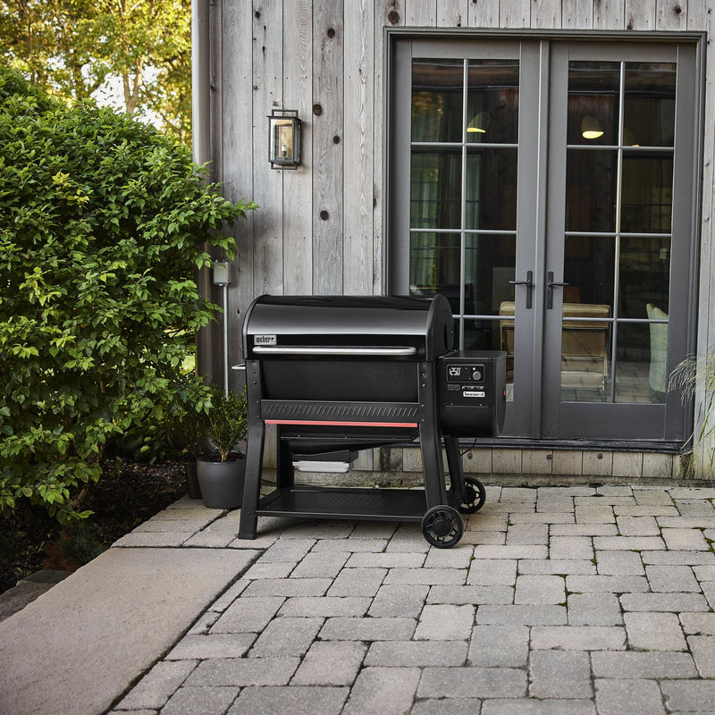 BBQing.com Weber Searwood XL 600 Pellet Grill Black / Pellet 1500121
