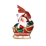 BGE Christmas Santa's Sleigh Ornament 127617